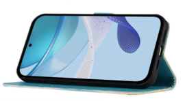 Bescherm-Etui Mapje Hoes voor iPod Touch   - Blauw - Gouden Vlinder