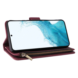 BookCover Wallet Etui voor Samsung Galaxy A54   5G   Bordeaux Rood