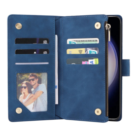 Boek-Cover Portemonne Etui Hoes voor Samsung Galaxy S26     Blauw