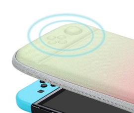 Slim Aerocase HardCover Hoes Etui voor Nintendo Switch   Groen