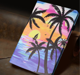 Bescherm-Etui Map Cover voor Apple iPad 10 - 11 -  A16 - 10.9 - Palmboom