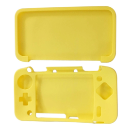 Silicone Bescherm Hoes voor Nintendo 2DS XL Geel