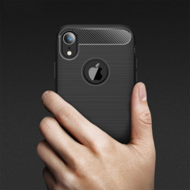 Flex Armor-Cover Bescherm-Hoes  voor iPhone XR   Zwart