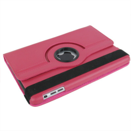 360º Standaard Bescherm Hoes Map voor iPad Mini 4   Roze