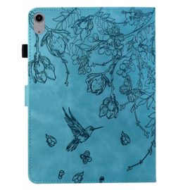Bescherm-Etui Hoes Map voor Xiaomi Redmi Pad 2 - 11" - Kolibrie - Turquoise