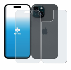 Front & Back Screenprotector Bescherm-Folie voor iPhone 15