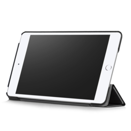 Bescherm-Cover Map Hoes Etui  voor iPad Mini 5 - 2019 Zwart. - A2133