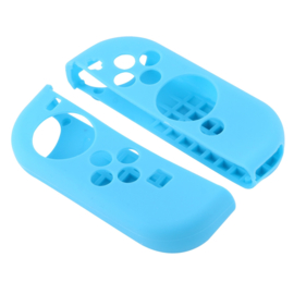 Silicone Hoes / Skin voor Nintendo Switch Joy-Con Controllers   Blauw