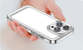 Clear TPU Bescherm-Hoes Cover Skin voor iPhone 15 PRO MAX     Transparant