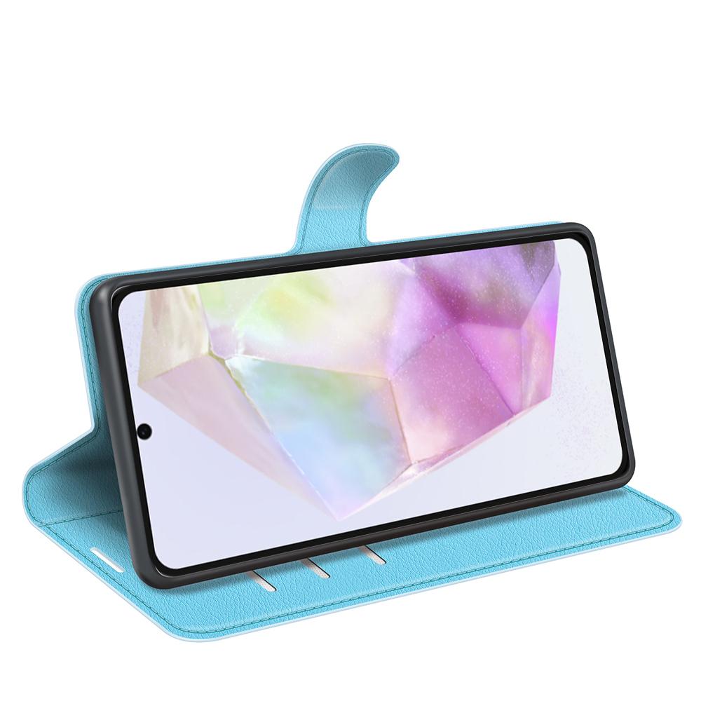 Boek-Cover Hoes Etui voor Samsung Galaxy A36 - A56  -  Licht-Blauw