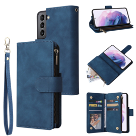 BookCover Wallet Etui voor Samsung Galaxy S22 PLUS  -  5G    Blauw