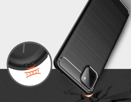 Flex Armor TPU Bescherm-Hoes Skin voor Samsung Galaxy A22   Zwart