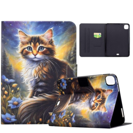 Bescherm-Etui Hoes Map voor Xiaomi Pad 7 - Pad 7 PRO - Pad 8 - Pad 8 Pro  - 11.2" -  Lieve Kat