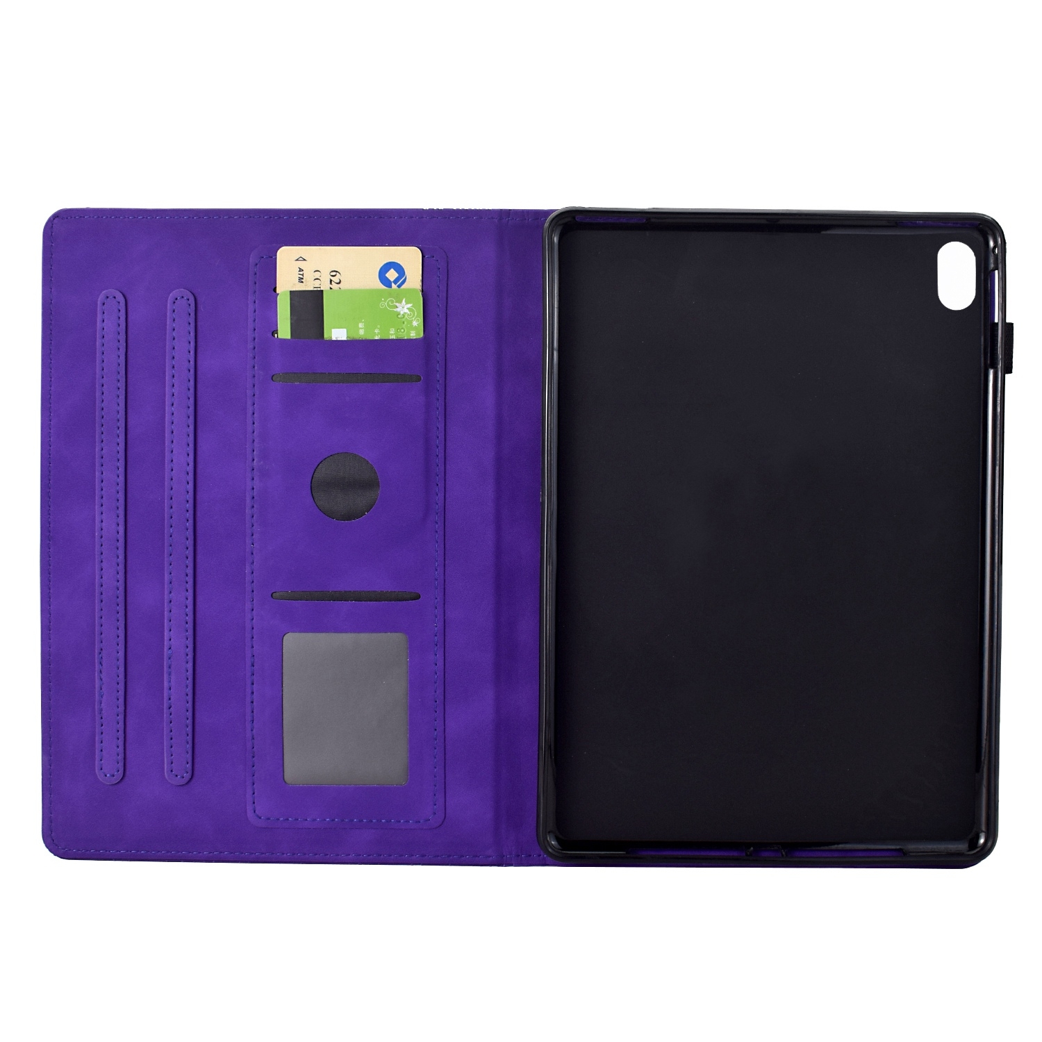 Bescherm-Etui Hoes Map voor  Apple iPad 10 - A16 - 10.9 - 2022 - 2025 - Cartoon Cats - Paars