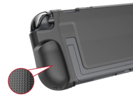 Grip TPU Bescherm-Skin Hoes Cover voor Nintendo Switch 2 - Zwart