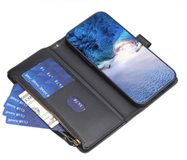 9 Pas - BookCover Wallet Etui voor Samsung Galaxy S23    Zwart