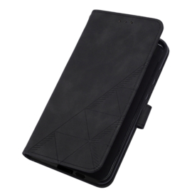 Hoes - Etui - Tas voor Samsung Galaxy S24  - S25  Met Schouder - Draagkoord -  Zwart