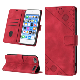 Luxe Bescherm-Etui Hoes voor iPod Touch - 5G 6G 7G  -  Rood