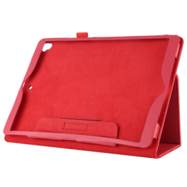 PU Kunstleer-Etui Hoes Map voor iPad 10.2  -  iPad Air 3 - 10.5   - Rood -  A2197 - A2152