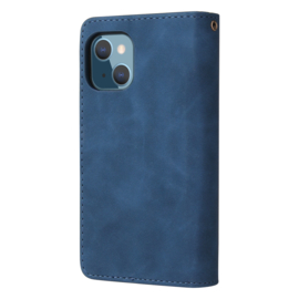 BookCover Wallet Etui voor iPhone 13    Blauw