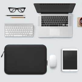 Sleeve Pouch Hoes Etui voor Apple Macbook Air 13"  M2   Zwart