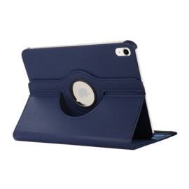 360º Standaard Hoes Map voor iPad 10th 10.9 - 2022  -  Blauw