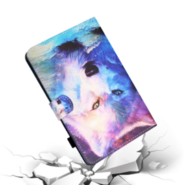 Bescherm-Etui Hoes Map voor Samsung Galaxy Tab A9 Plus - 11 -  Wolf
