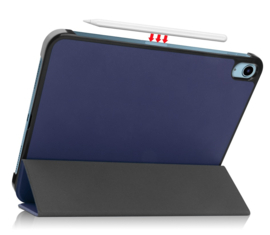 Bescherm-Cover Hoes Map voor iPad 10th 10.9 -  2022  Blauw   