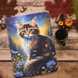 Bescherm-Etui Hoes Map voor Xiaomi Pad 7 - Pad 7 PRO - Pad 8 - Pad 8 Pro  - 11.2" -  Lieve Kat