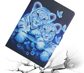 Luxe Bescherm-Etui Hoes Map voor Samsung Galaxy Tab A9 Plus - 11 -    "Welpen"