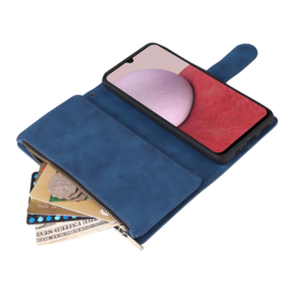 BookCover Wallet Etui voor Samsung Galaxy A14    Blauw