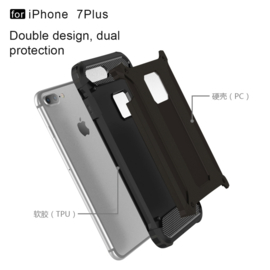 Hybrid Tough Armor-Case Bescherm-Cover Hoes voor iPhone 7 PLUS