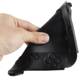 Silicone Bescherm Hoes voor Nintendo 2DS. Zwart