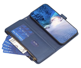 9 Pas - BookCover Wallet Etui voor Samsung Galaxy S23    Blauw