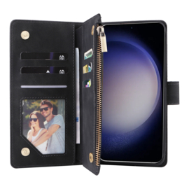 BookCover Wallet Etui voor Samsung Galaxy S24 -  5G    Zwart