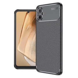 Samsung Galaxy A06  - Carbon TPU Bescherm-Hoes Skin - Zwart