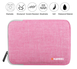 Bescherm-Opberg Hoes Pouch Sleeve voor iPad 10.2 - iPad Air    Roze