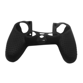 Silicone Hoes / Skin voor Playstation 4 - PS4 Controller   Zwart