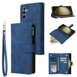 BookCover Wallet Etui voor Samsung Galaxy S24 PLUS  5G    Blauw