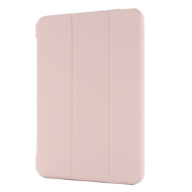 TPU Bescherm-Cover Hoes Map voor iPad 10th 10.9 - 2022  - Roze