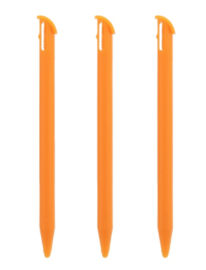 3x Stylus pen voor Nintendo New 3DS XL  Oranje