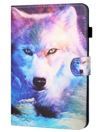 Bescherm-Etui Hoes Map voor Samsung Galaxy Tab A9 Plus - 11 -  Wolf