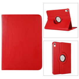 360º Standaard Hoes Map voor iPad 10th 10.9 - 2022  - Rood