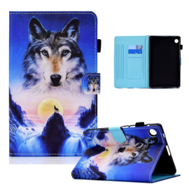 Bescherm-Etui Hoes Map voor Samsung Galaxy Tab A9 Plus - 11 -  Wolf