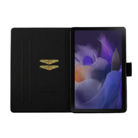 Luxe Bescherm-Etui Hoes Map voor Samsung Galaxy Tab A9 Plus - 11 -    "Madelief"