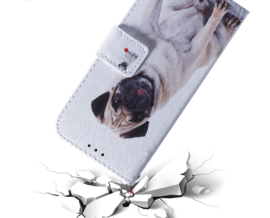 BoekCover Hoes Etui voor Samsung Galaxy A36  -  A56   -  Mopshond