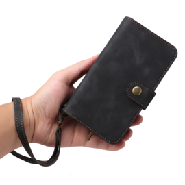 7 Pas - Wallet Etui Hoes voor Samsung Galaxy S23   -  Zwart