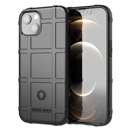 Armor-Cover TPU Bescherm-Hoes Skin voor iPhone 13    Zwart