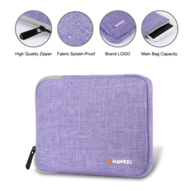 Bescherm-Opberg Hoes Etui Pouch Sleeve voor iPad Mini   Paars