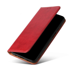 Luxe BoekCover Etui Hoes  voor Samsung Galaxy A37 - A36 - A56  -  Rood